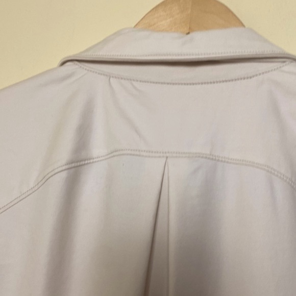 Anthropologie Ivory Demi Textured Jumpsuit Cream Color Sz 14 - Picture 6 of 13